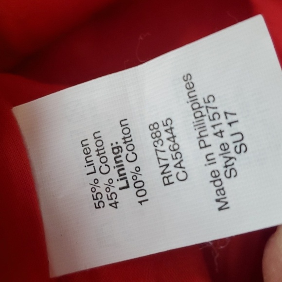 J. Crew Coral Salmon 55% Linen Blend Knee Length Mini Skirt Womens Size 10 - Picture 13 of 13